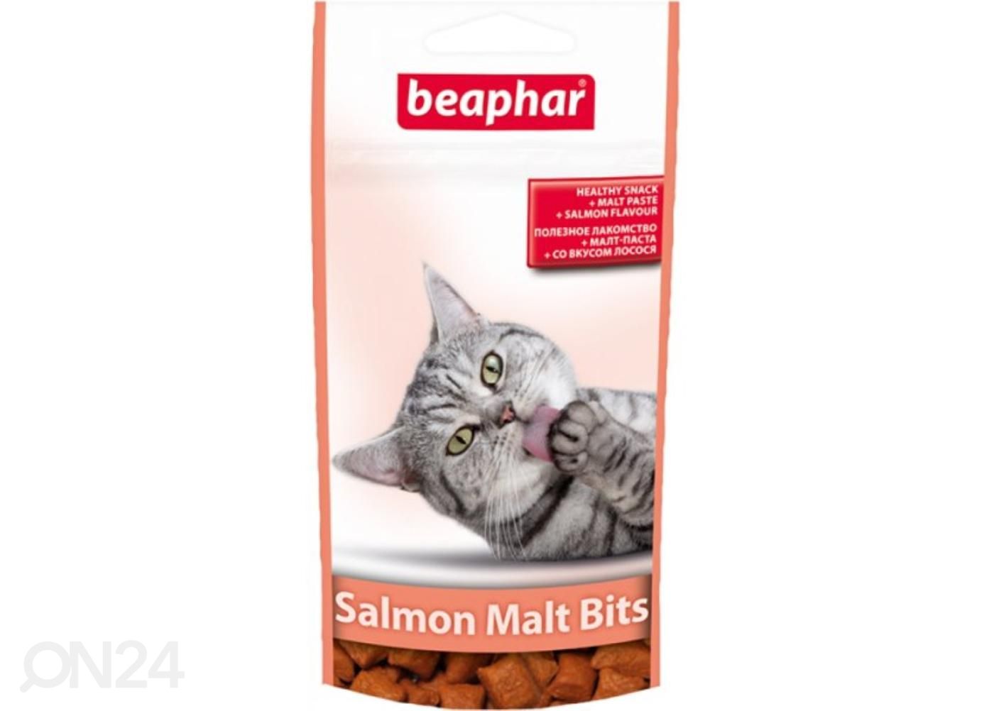 Söödalisand Beaphar Malt Bits Salmon 35 gr suurendatud