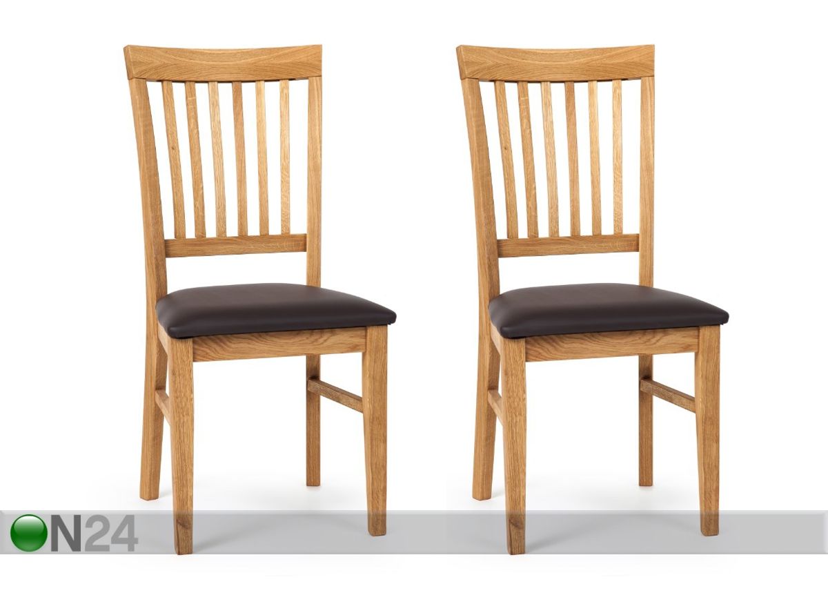 Tammepuidust toolid Ron, 2 tk suurendatud