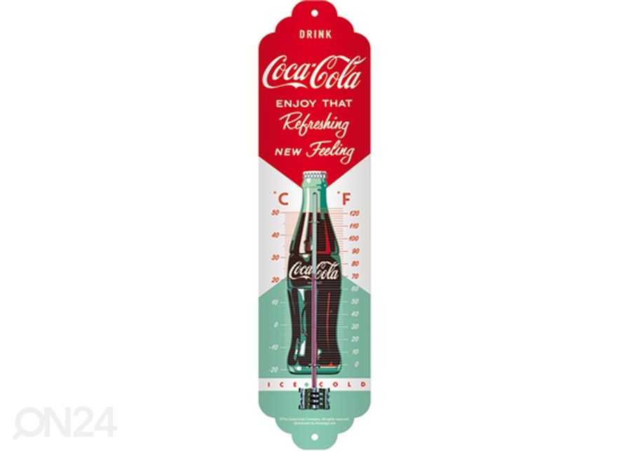 Termomeeter Coca-Cola Enjoy that Refreshing new Feeling suurendatud