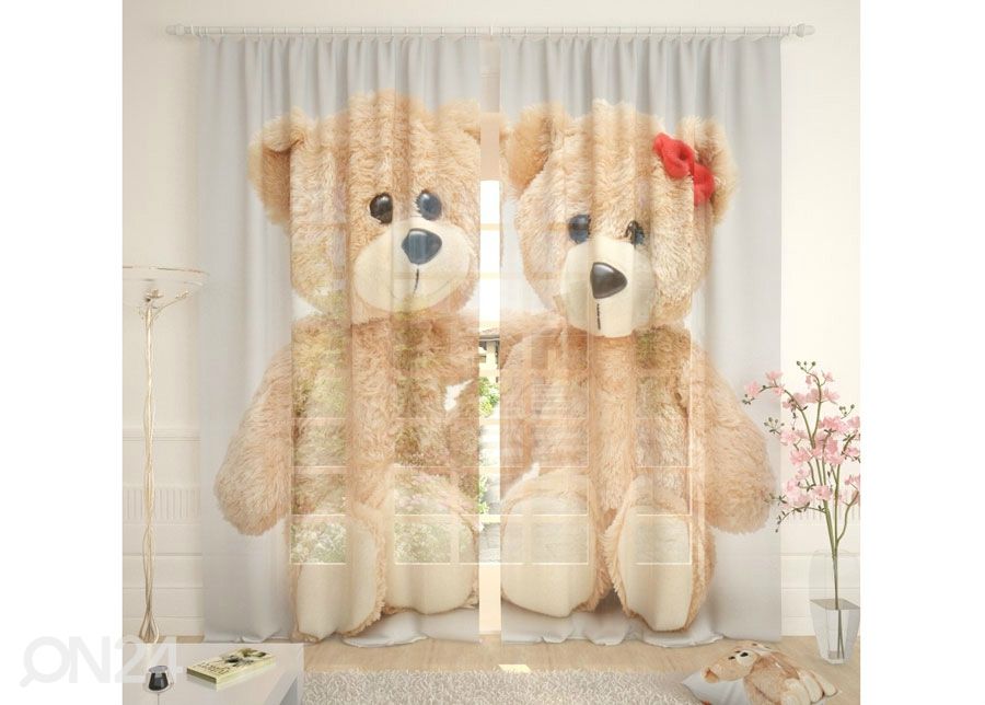 Tüllkardin Teddy Bears 400x260 cm suurendatud