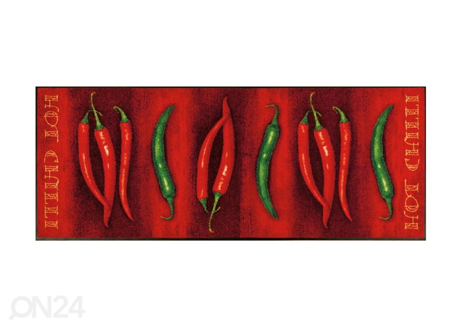 Vaip Hot chili 75x190 cm suurendatud