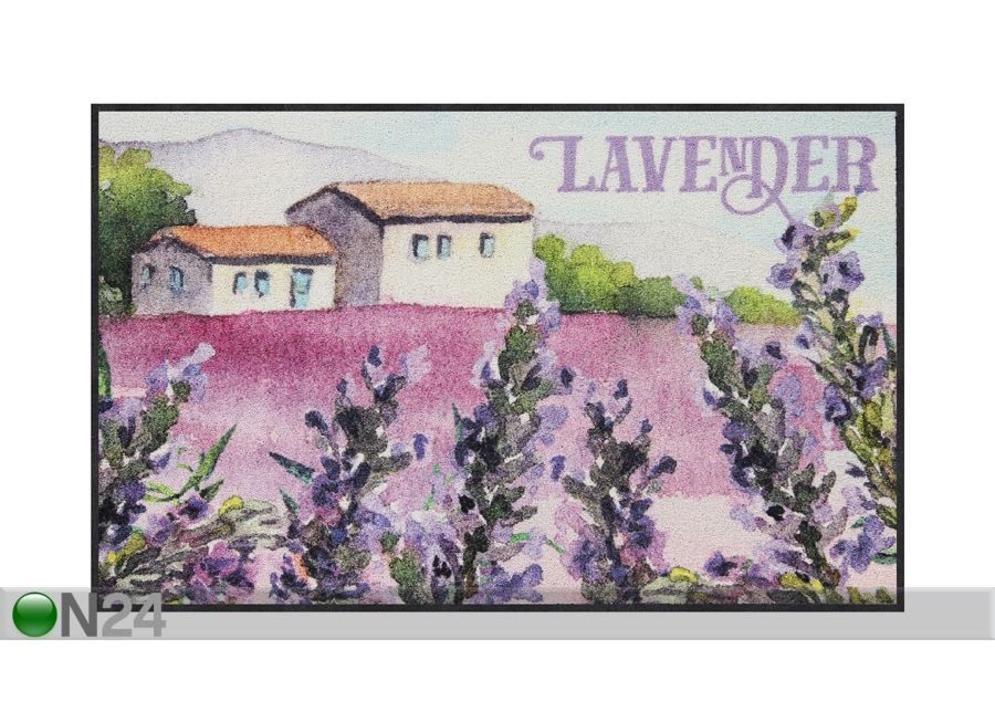 Vaip Lavender Houses 50x75 cm suurendatud