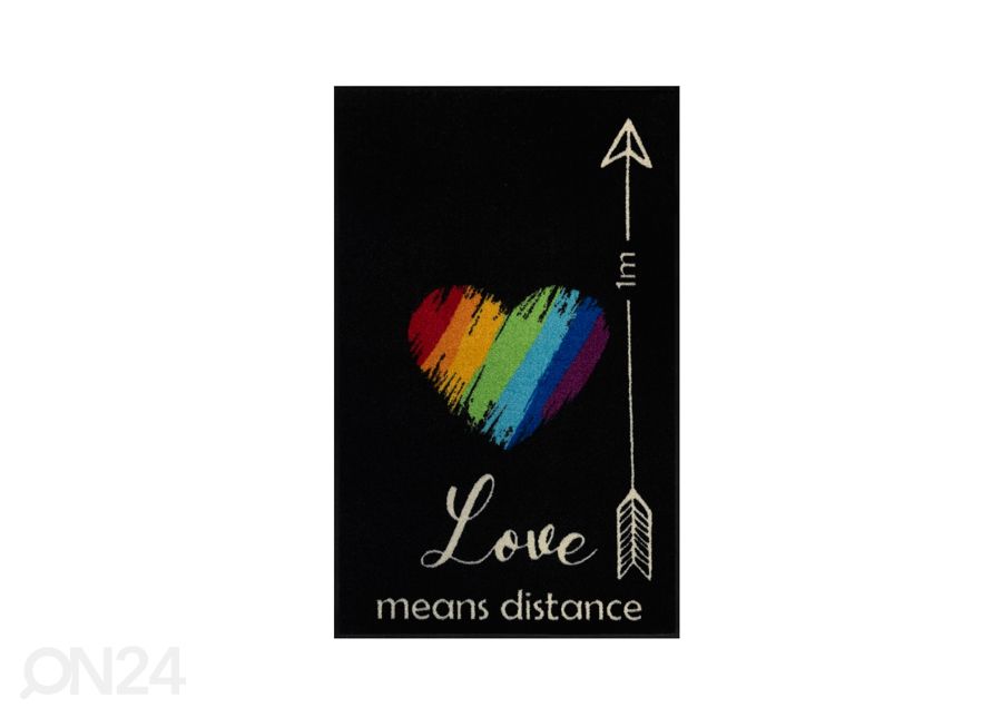 Vaip Love means distance 75x120 cm suurendatud