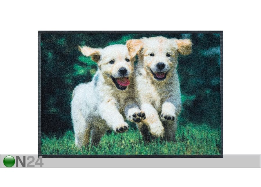 Vaip Lovely Dogs 50x75 cm suurendatud