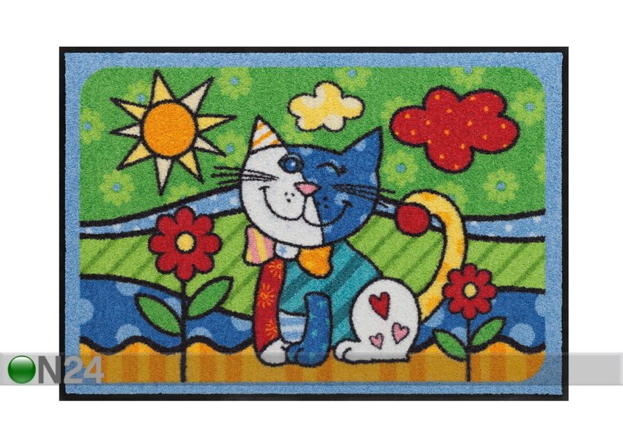 Vaip Pop Art Cat 50x75 cm suurendatud