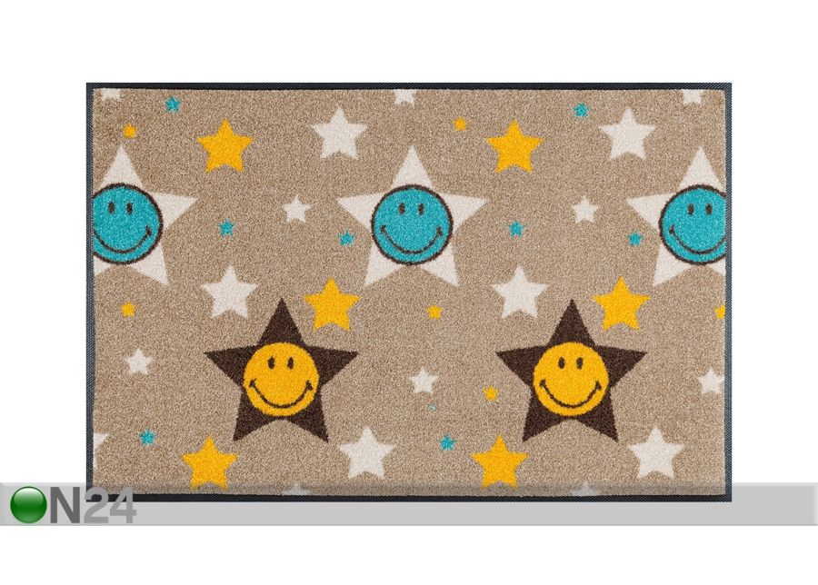 Vaip Smiley Stars 50x75 cm suurendatud