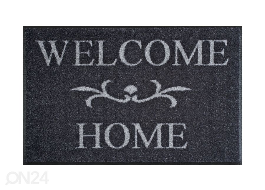 Vaip Welcome Home anthrazit 50x75 cm suurendatud