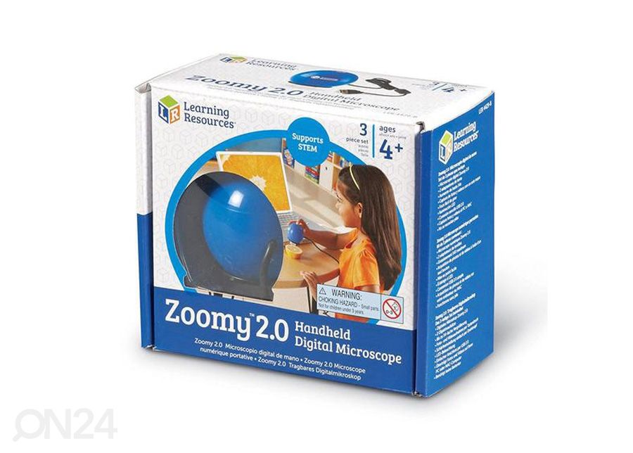 Zoomy ™ 2.0 käeshoitav digitaalne mikroskoop suurendatud