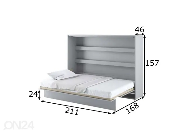 Kappvoodi Lenart BED CONCEPT 140x200 cm