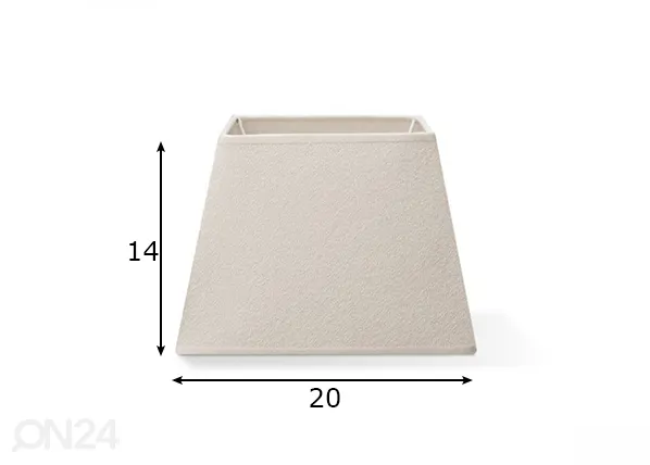 Lambivari Melrose 20x20xh14 cm mõõdud