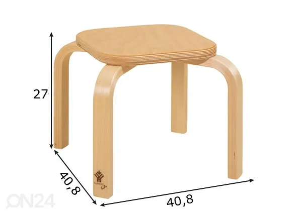 Laste taburet mõõdud