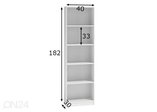 Riiul 40 cm mõõdud