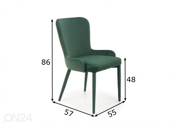 Söögitoolid, 2 tk mõõdud