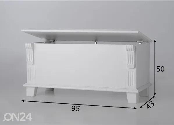 Tekikast Monaco 95 cm mõõdud