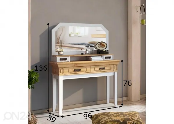 Tualettlaud Vinales 96x39 cm mõõdud