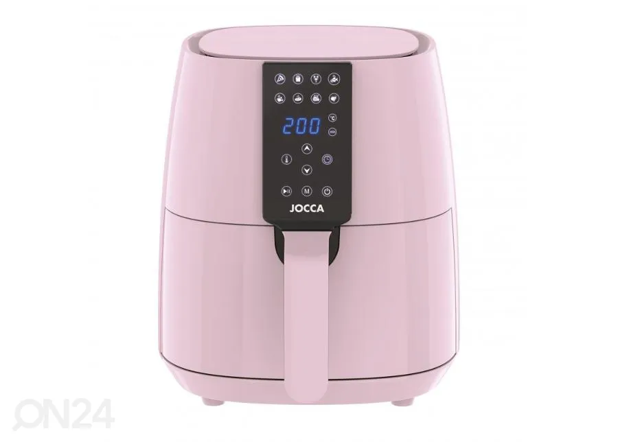 Kuumaõhufritüür Jocca 3,8 L, roosa suurendatud